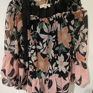 Loft blouse with cover